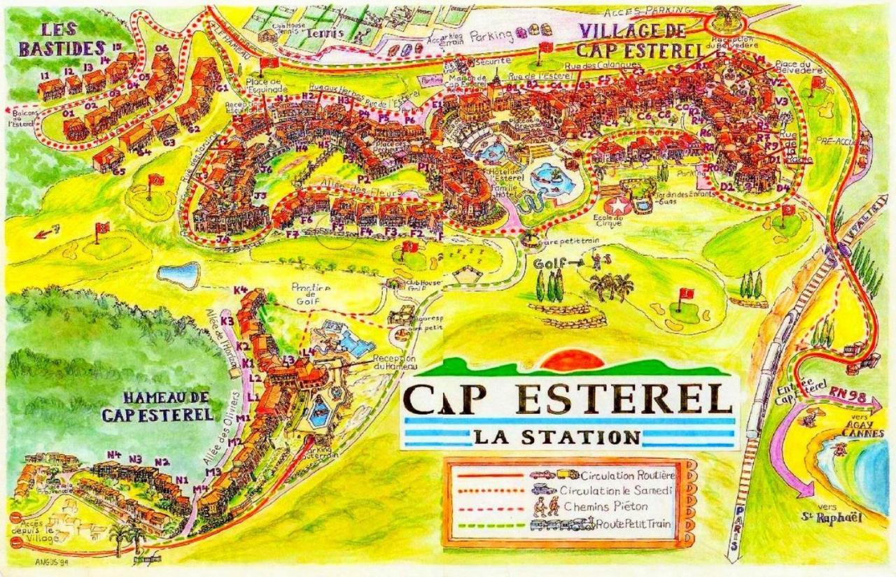 Huuummm C'Est La ! Beau T2 Cap Esterel Village Avec Clim ! Saint-Raphaël Exteriör bild